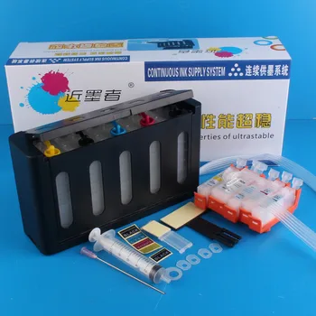 

Universal 5Color Continuous Ink Supply System CISS kit withl accessaries ink tank for CANON MG5180 MG5280 IP4880 IX6580 Printer