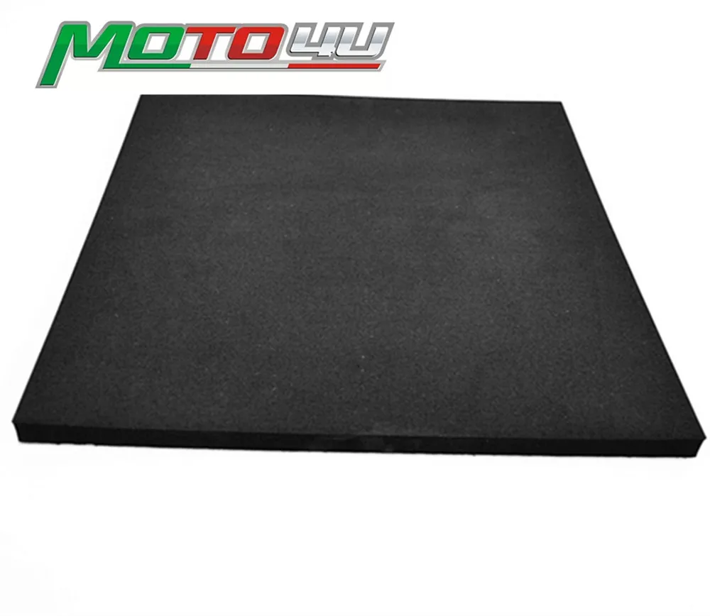 

Motorcycle Race Racing Foam Seat Pad Adhesive 2cm Thick Black Universal Fit