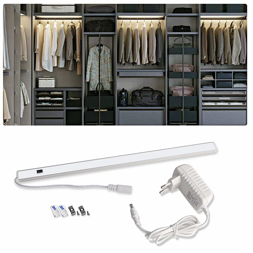 12 V ليلة ضوء مصباح LED اليد مسح الاجتياح محس حركة للأطفال مجلس الوزراء خزانة إضاءة غرفة النوم ليلة مصباح طوارئ امب