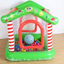 Детский надувной замок для домашнего использования, детский бассейн для игр, детский озорной бассейн с морским мячом, детская площадка для родителей и детей G2036