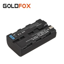 7.2V 2600mah For Sony NP F550 F570 NP-F550 NP-F570 Rechargeable Digital Battery Camera Li-ion Batteries Backup Spare Bateria
