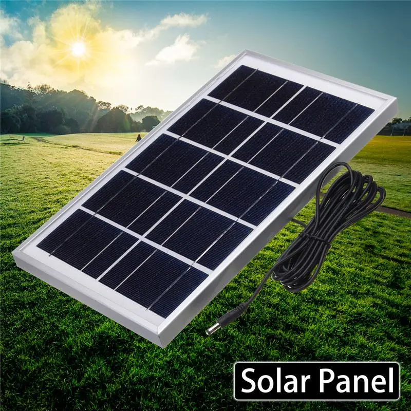 

5V 7.5W 1.4A Solar Panel Power Module DC Plug Polycrystalline Solar Panels For Emergency Light Outdoor Charging
