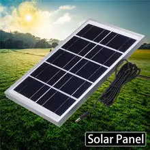 5V 7.5W 1.4A Solar Panel Power Module DC Plug Polycrystalline Solar Panels For Emergency Light Outdoor Charging