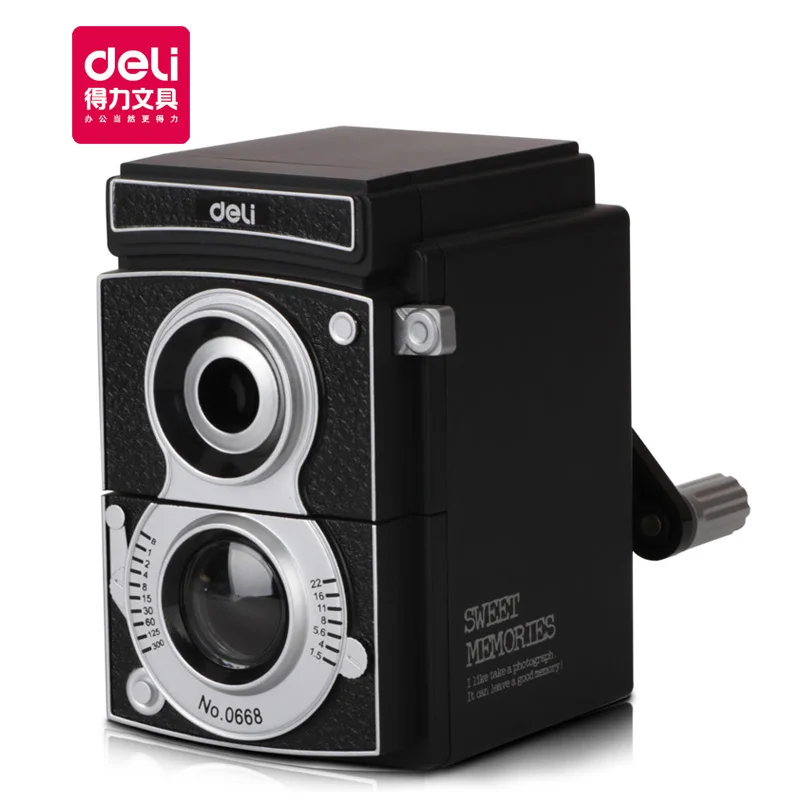 

Deli 0668 hand adjustable pencil sharpener (suits for 7-12mm diameter pencil, pencil core can be 0.6mm-2mm)