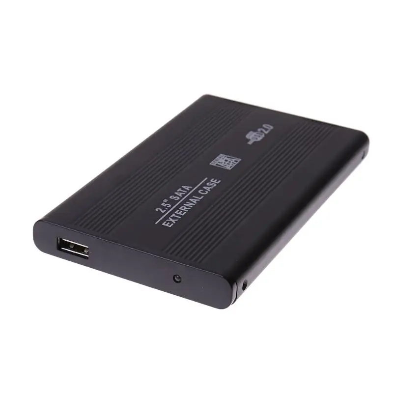 Portable 2.5"HDD Mobile Disk Box External 3TB Drive USB 2.0 High Speed 480mbps Laptop SATA HDD Enclosure