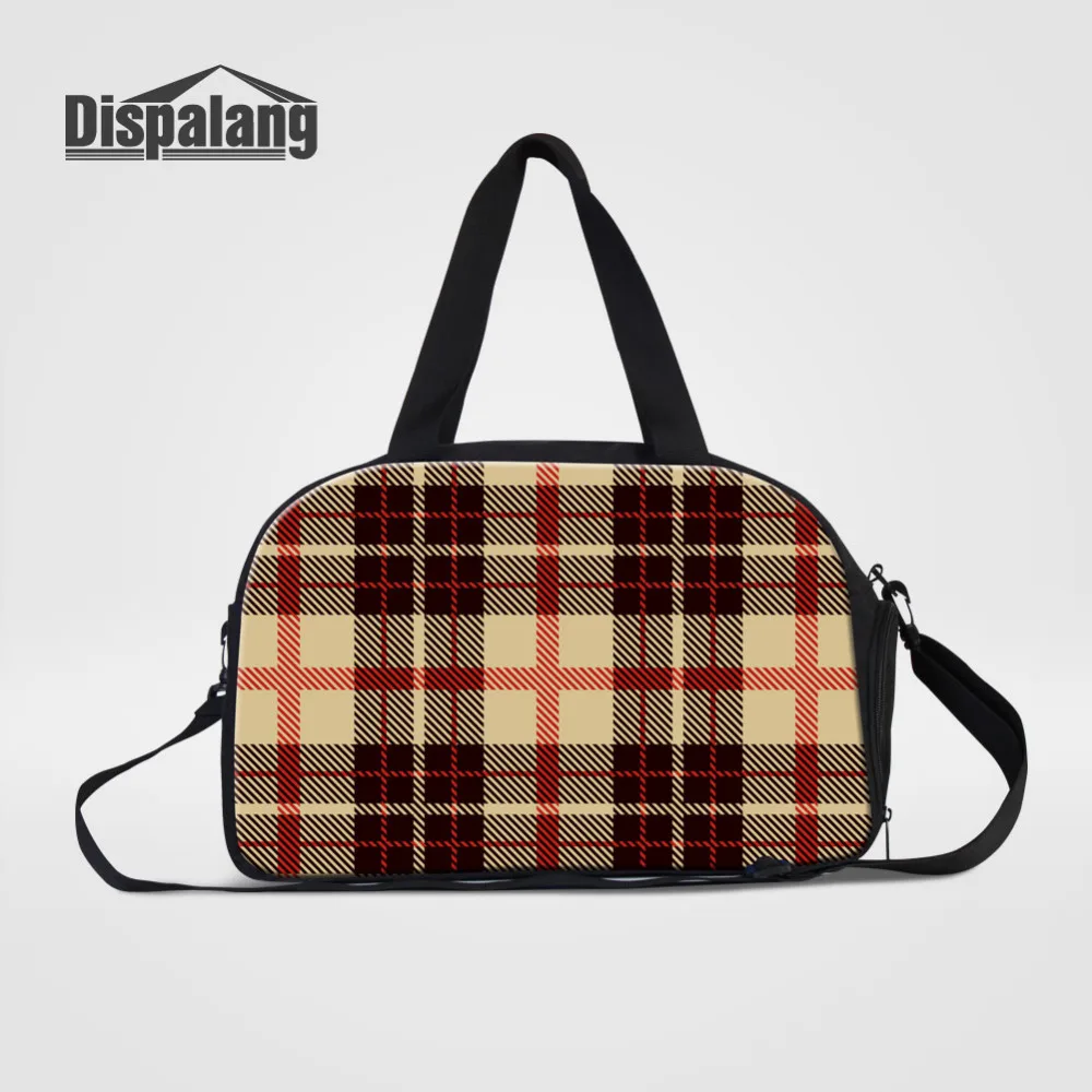 cloth pattern mens womens travel luggage bags