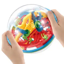 Новинка, 3D магический Интеллектуальный шар, 100 уровней, Мраморная игра-головоломка, магнитные шарики, IQ баланс, игрушка, Обучающие Классические игрушки, лабиринт-шар