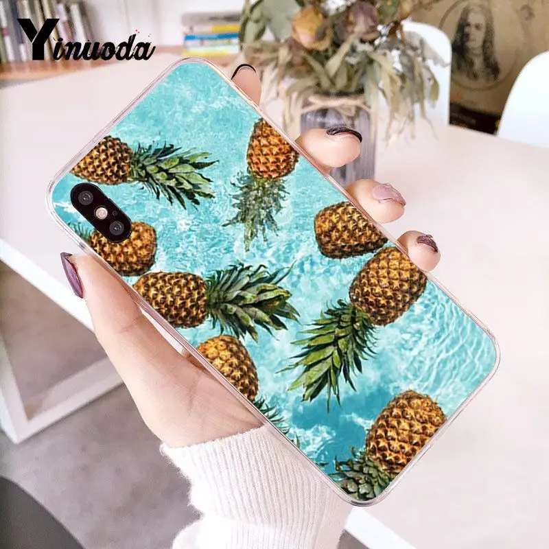 colorful pink gold pineapple