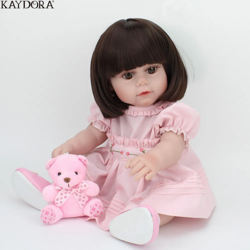 KAYDORA Reborn Baby Doll силиконовый чехол для всего тела 17 дюймов коллекционные