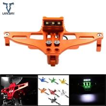 Мотоцикл с ЧПУ номерных знаков кронштейн держатель регистрационного номера для Yamaha FZ1 фазер Fz6r Fz8 Xj6 Fz6 Mt-09 FZ-09 MT07