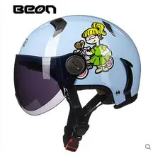 Retro electric motorcycle / motorbike half helme for women and men,BEON B102 vintage Kick scooter motorcyclist dirt bike HELMET