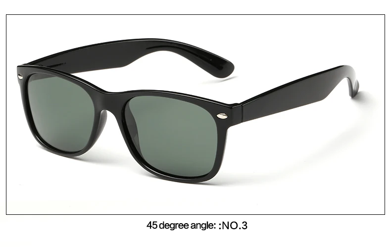 Поляризационные классические мужские солнцезащитные очки с покрытием линзы Черная винтажная оправа солнцезащитные очки Oculos De Sol 9 цветов RB2140 - Цвет линз: C3