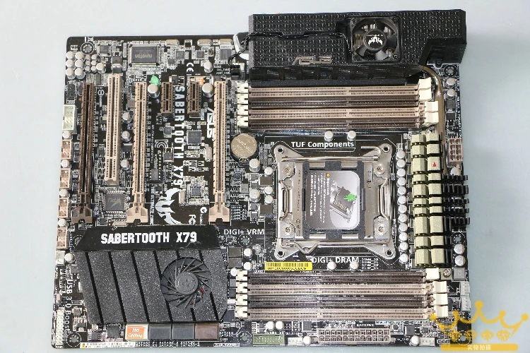 

original motherboard for ASUS SABERTOOTH X79 LGA 2011 DDR3 64GB for I7 X79 Desktop motherborad Free shipping