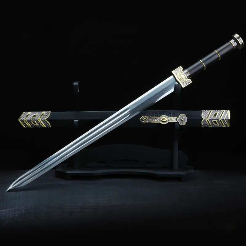 Chinese handmade katana real samurai sword Han dynasty zinc alloy Blade