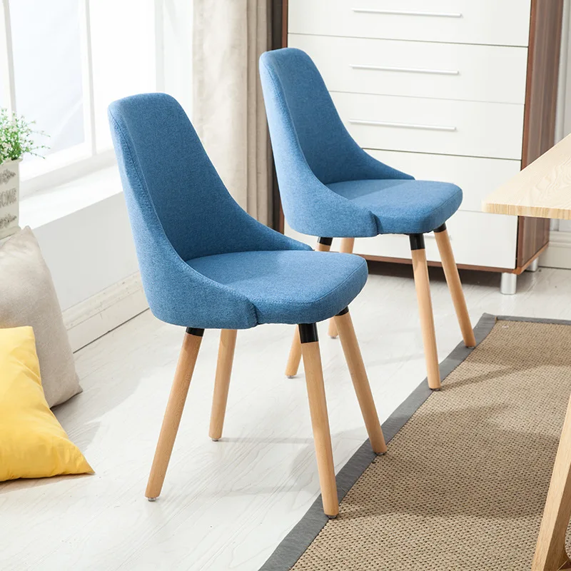 Современное короткое универсальное кресло из массива дерева, Скандинавское коммерческое кресло для кафе, гостиничное дерево, мебель для кафе, стулья для вечеринки, 5 цветов, Прямая поставка
