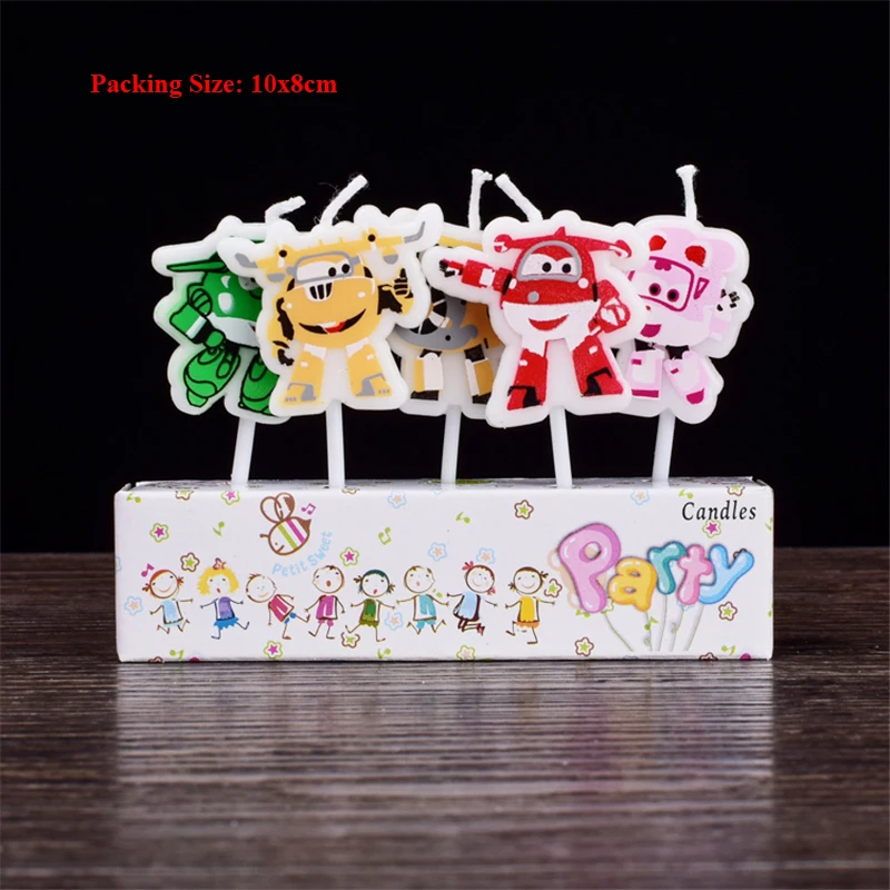 

super wings party candle baby first 1st birthday decorations robot candle cake decorating supplies super wings birthday candle