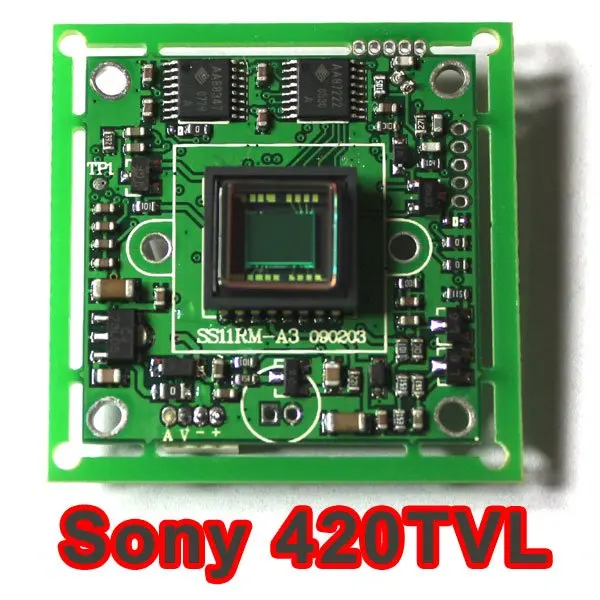 

1/3" 420TVL SONY CCD Color CCTV Camera Board PCB mainboard chips