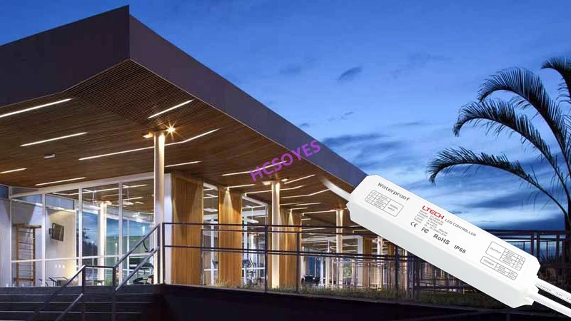 

LTECH LT-3063-3A waterpoof LED CV Power Repeater (amplifier) Controller DC5V-24V input;3A*3CH MAX 9A output for led lamps tape