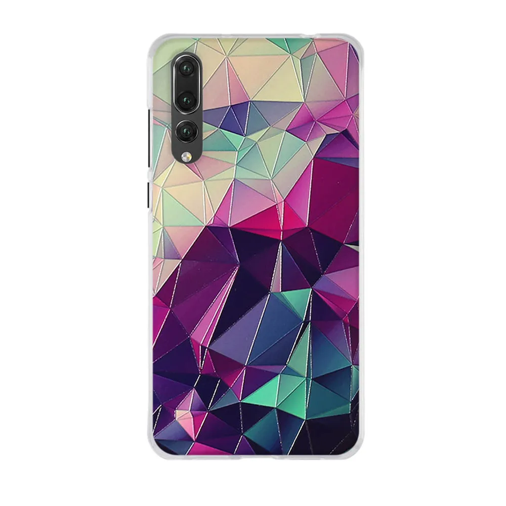 Чехол для Huawei P20 Pro силиконовый чехол телефонный с рисунком Plus бампер|Бамперы| |
