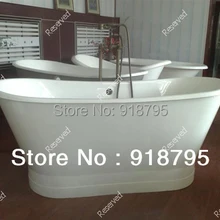 Роскошь ванной использовать для внутреннего чугунные ванны с рубашечной ткани