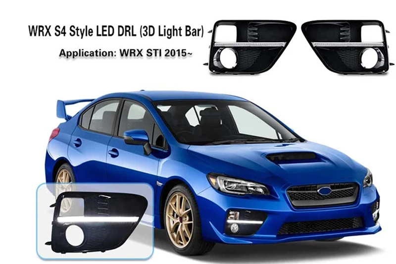 Switchback Белый/янтарный СИД DRL дневные ходовые огни W светильник сигнала поворота наборы для Subaru WRX/WRX STI