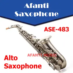 Afanti музыка Eb Тон/латунный корпус/золото Alto Саксофоны (ase-483)