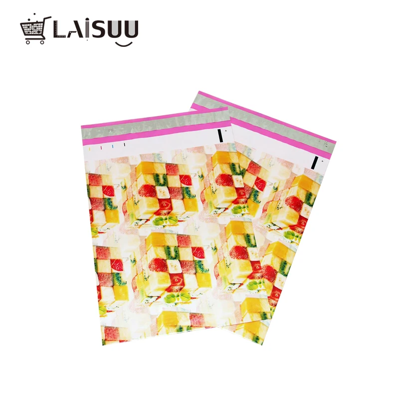 

50pcs 26*33cm PE new material exquisite high quality multi-color printing color Courier Packaging Bag