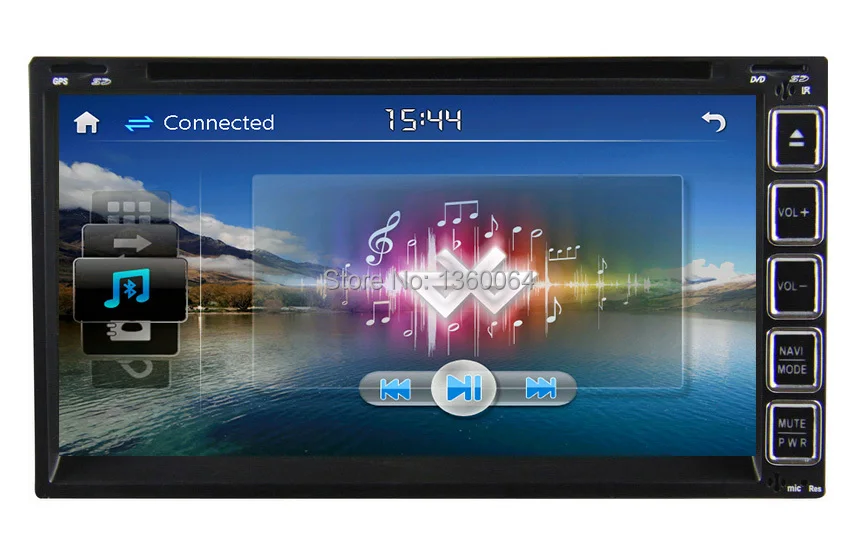 Flash Deal Universal 2 Din 6.95 inch Car DVD player gps car radio video player car head unit with Bluetooth,Ipod, ATV,3G usb host 4