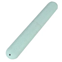 Горячая 2 шт./компл. футляр для хранения зубной щетки пшеничная соломенная зубная щетка посуда вилка ложки Защитный Контейнер Чехол Держатель wyt77