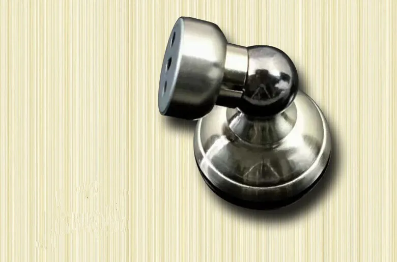 Современный простой дверной останавливается пятно серебра дверной стоппер два использовать magneticintensity короткие Пробка с винтовым креплением