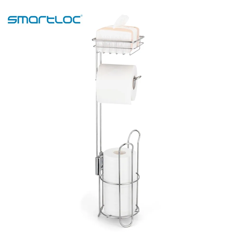 Smartloc подставка для туалетной бумаги из нержавеющей стали, держатель для рулонов, кухонная стойка для салфеток, органайзер для хранения полотенец для дома, Полка для полотенец, туалет, ванная комната