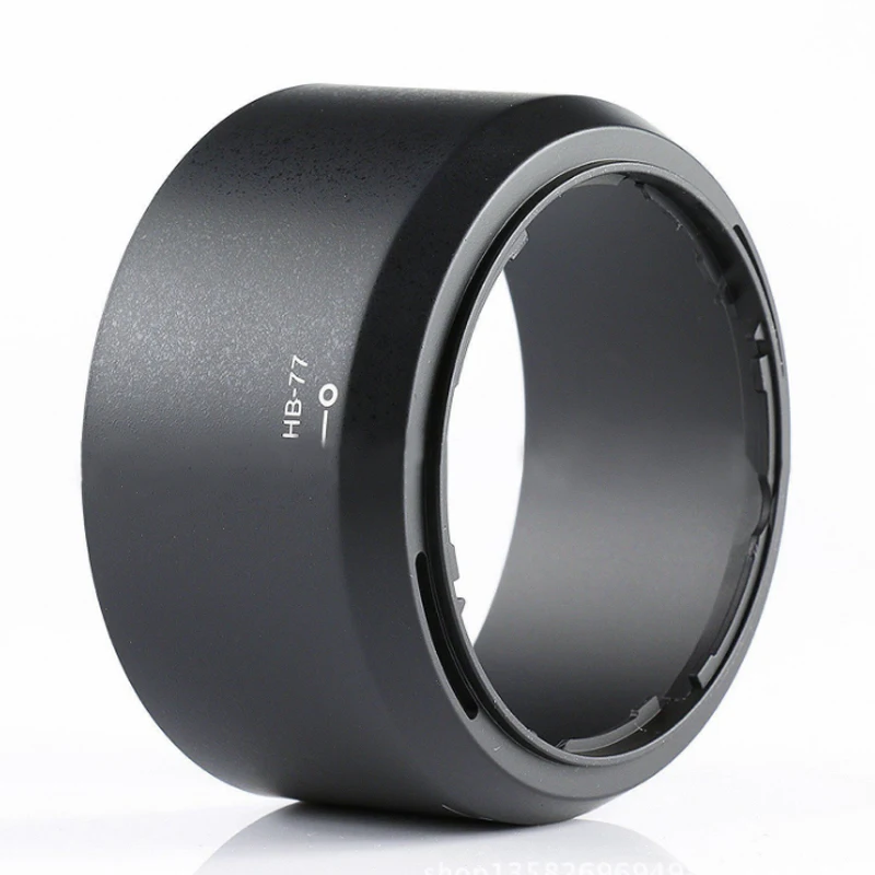 Mayitr 1pc HB-77 Camera Lens Hood High Quality Black Lens Hood For Nikon AF-P DX NIKKOR 70-300mm f/4.5-6.3G ED/VR