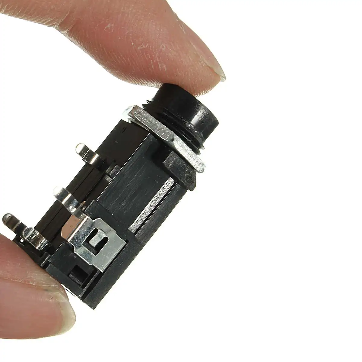 

3pcs 6.35mm Female Socket Mono Audio Microphone Guitar connector speaker plug Jack audio adapter 3pin microphone headphone
