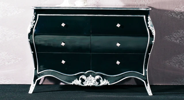 Luxurious Wood Carved Chest Of Drawers Imperial Decorative Console Luxurious Wood Carved Chest Of Drawers Imperial Decorative Console Table Living Room Furniture
