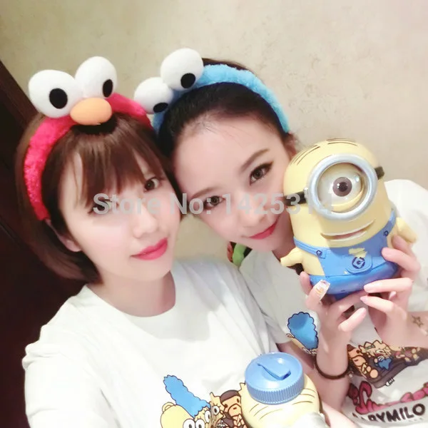 6PCS Cartoon Elmo Hair Clasp For Girls Korean super cute