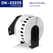 CIDY совместимый DK-22225 DK22225 DK-2225 DK225 непрерывная маркировка на термобумаге 38 мм* 30,48 мм Brother Этикетки DK 22225