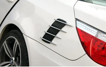 

2pcs Car styling the shark gills vent air decoration car stickers for SUZUKI vitara swift sx4 jimny grand vitara accessories