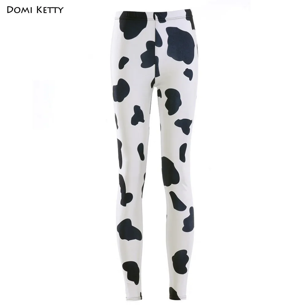 

Domi Ketty girls leggings print cartoon cow lovely children casual fitness high waist leggings new autumn kids baby pants