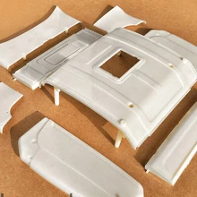 1/14 масштаб Радиоуправляемый тягач Tamiya трейлер грузовик SCA R470 R620 верхняя крыша Upainted наборы кузова в сборе