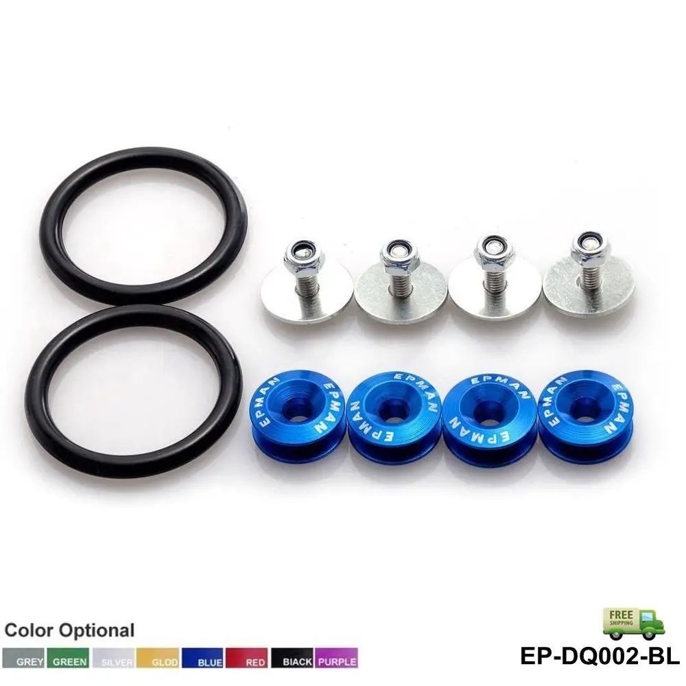 

RACING Quick Release Fasteners ideal for front bumpers, rear bumpers, and trunk / hatch lids TK-DQ002-EP-FS