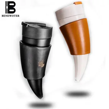 

Portable Outdoor 350ml Creative Sheep Claw Cup 304 Stainless Steel Insulated Cup Water Bottles Coffee Mug with Lid Drinkware