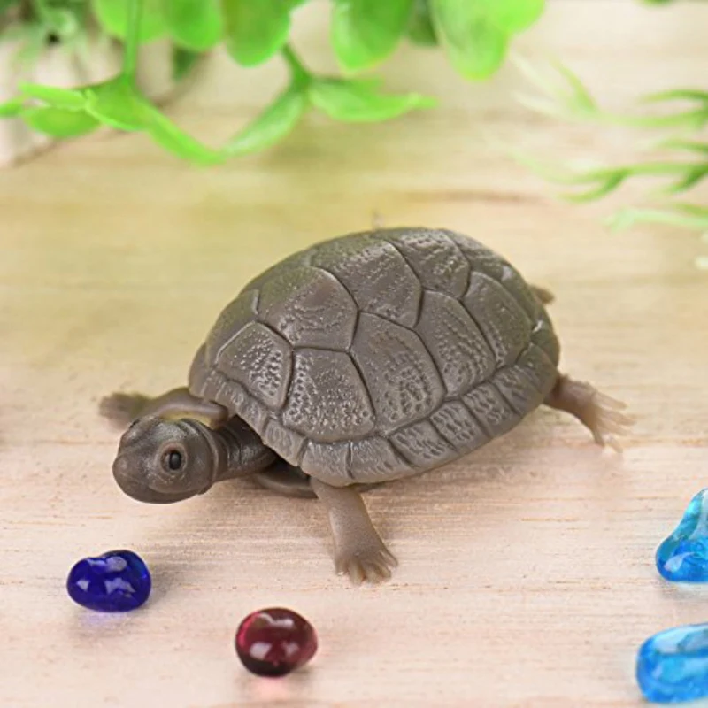 

New Artificial High Simulation Fake Tortoise Aquarium Emulational Floating Plastic Turtles Fish Tank Aquatic Decoration Ornament