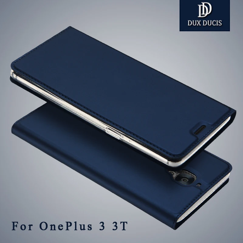 Oneplus 3 т случае Dux Ducis бренд Стенд Флип кожаный чехол один plue Бумажник Обложка для