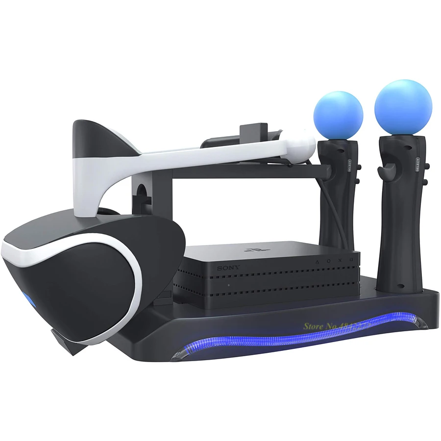 PS4 PS VR Move Storage Stand 2 контроллера зарядки наушники с док-станцией держатель светодиодный индикаторный кронштейн для PS 4 PSVR Move CUH-ZVR2 2th