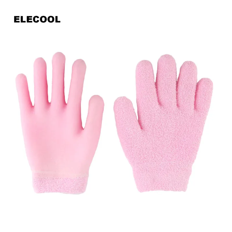 1 пара розовых перчаток спа-гель увлажняющие перчатки многоразовые ...