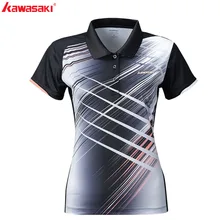 Бренд KAWASAKI для мужчин и женщин футболки короткий рукав быстросохнущая пара теннисная рубашка Спортивная одежда Мужская спортивная одежда ST-S1106 ST-S2106