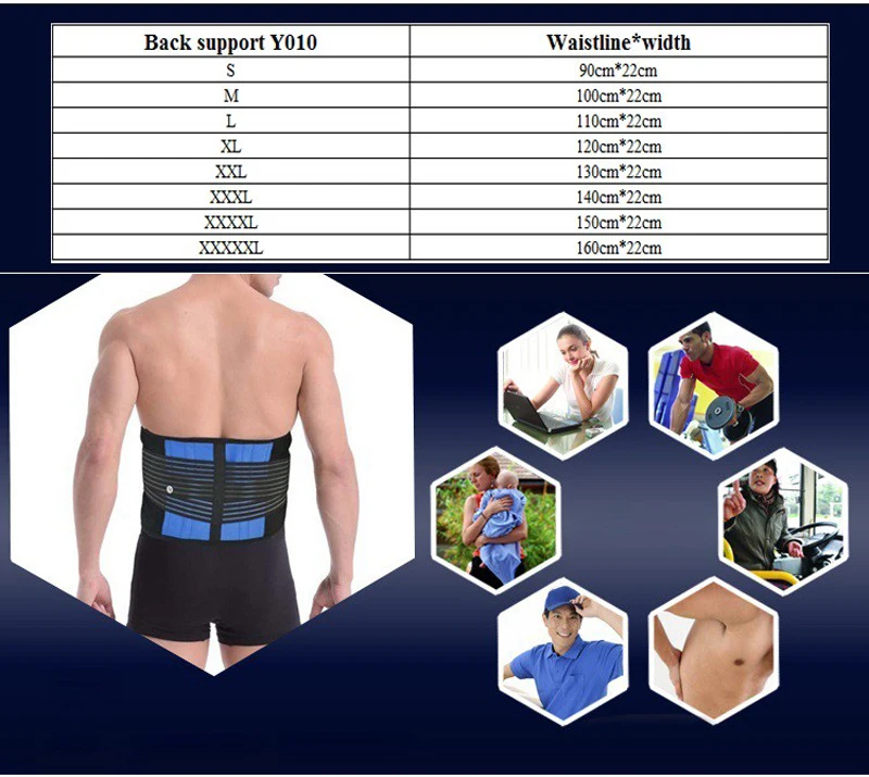 Эластичный пояс для похудения, поддержка талии, пояс для спины для женщин и мужчин, пояс для поддержки спины, поясничный корсет, корсет для талии, большой размер XXXXL XXXXXL
