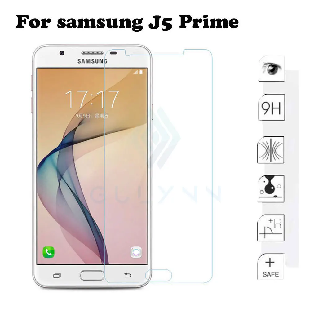 GULYNN 2.5D 0,26 мм 9H Премиум Закаленное стекло для samsung Galaxy J5 Prime SM-G570F G570F G570 защита экрана закаленное стекло