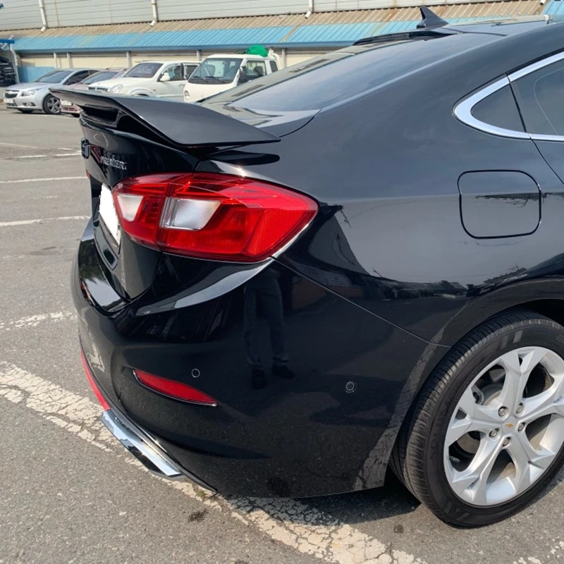 

For Chevrolet Cruze 2017 Rear Trunk Lip Spoiler High Quality ABS Material Primer Color Car Tail Wing Decoration