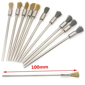 

100mm 304 Stainless Steel Vape Prebuit Coil Wire Cleaning Steel Brush Coil DIY Tool Heating Coil Wire Accessories